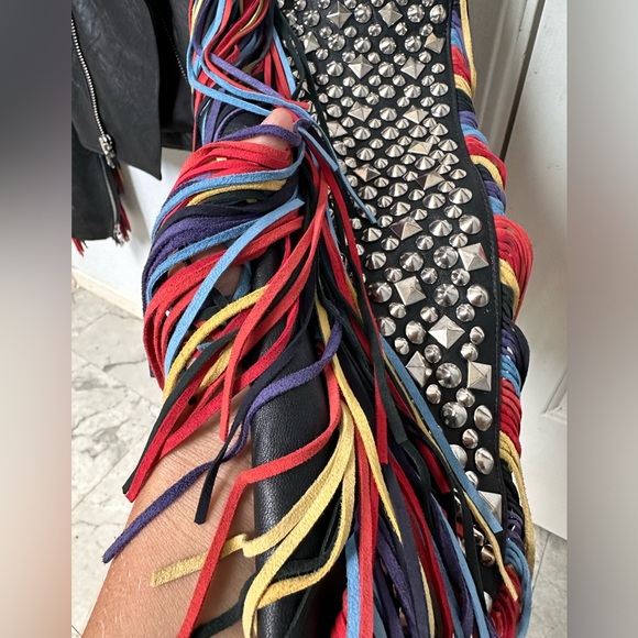 Alice + Olivia Cody studded leather jacket - Picture 4 of 13